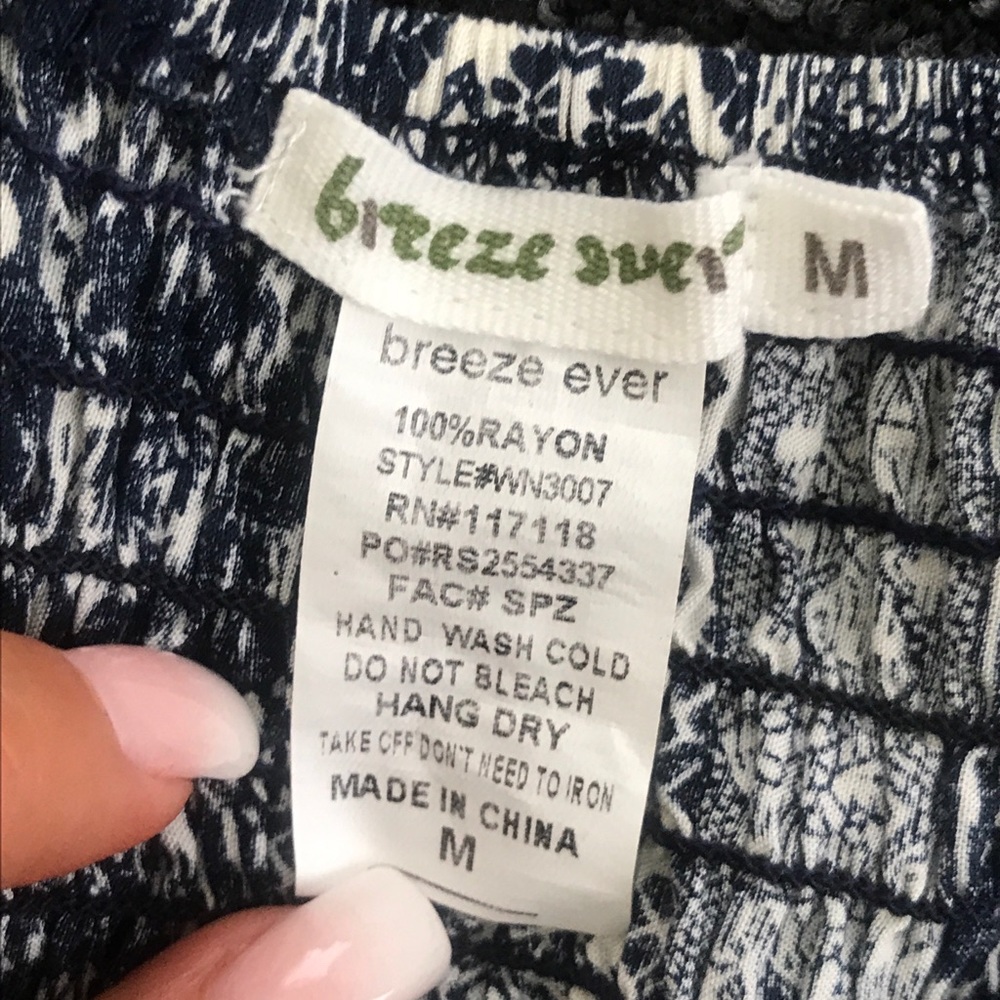 Blue Fringe Romper - Picture 3 of 5